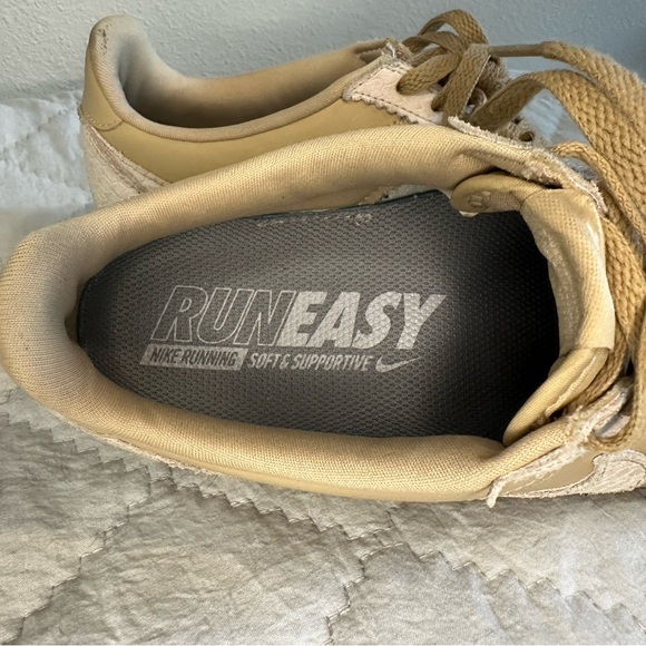 Nike Classic Cortez Premium Linen Sail Snake Print Sneakers  - Women's Size 8.5 - Picture 7 of 8